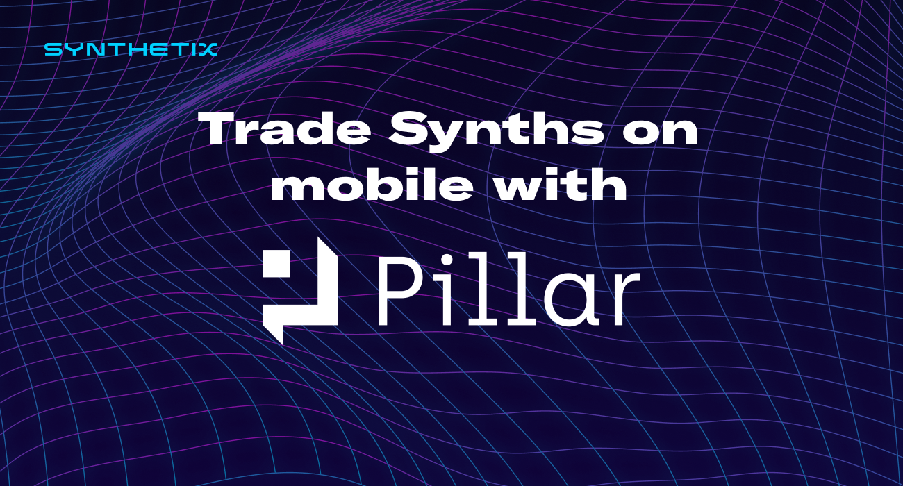 Synth trading is live on Pillar