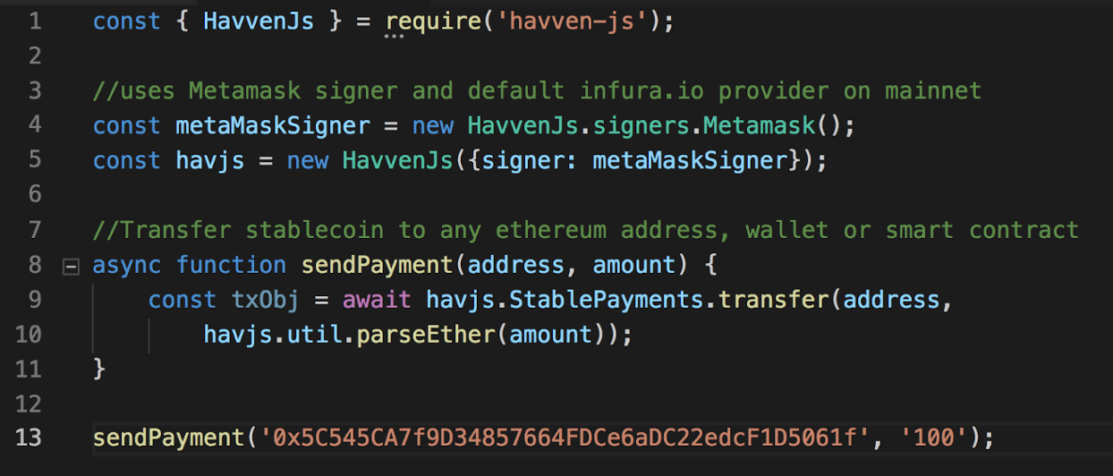 Build a dApp using the Havven JS Library!
