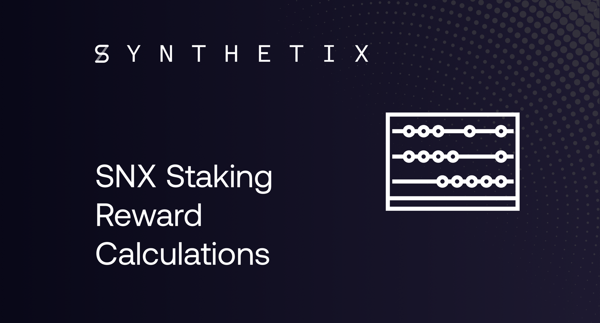 SNX Staking Reward Calculations
