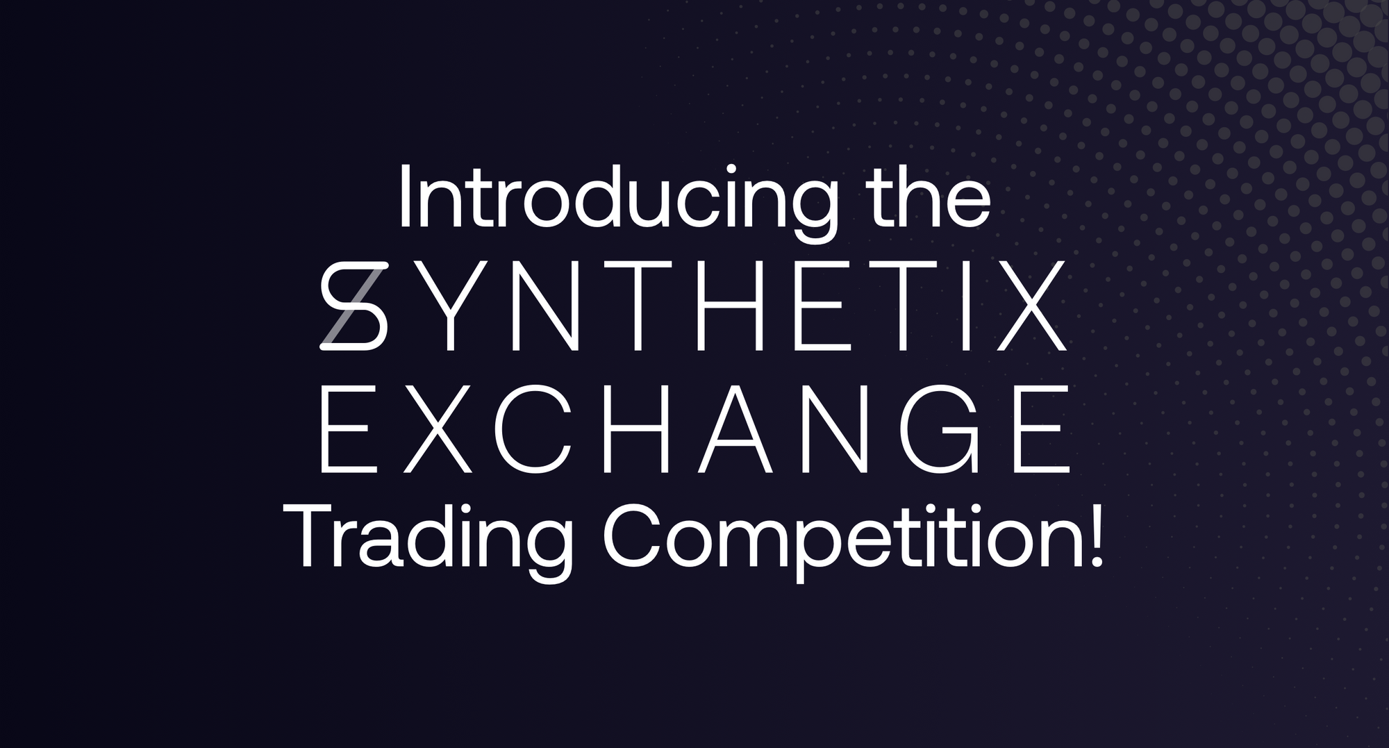 Win a share of 4000 sUSD in our first ever Synthetix.Exchange trading competition!