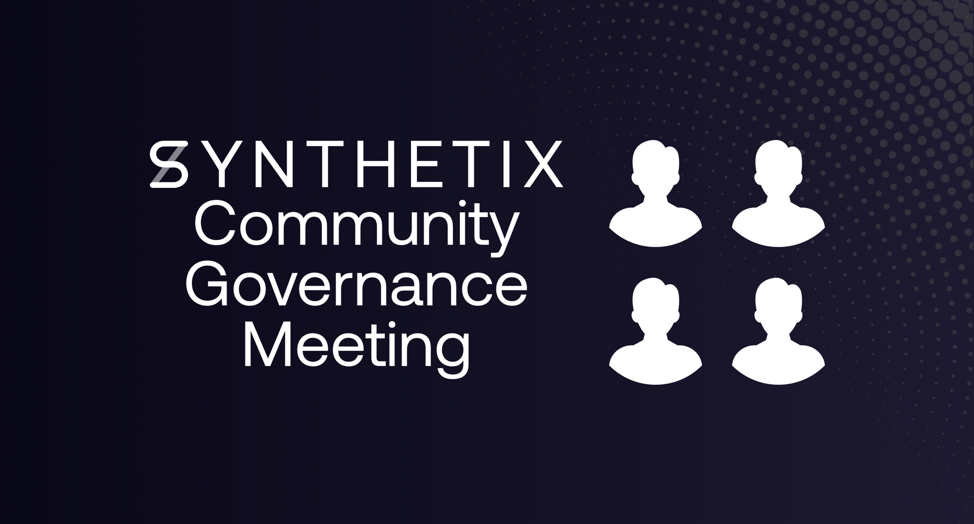 Join the first Synthetix community governance meeting!