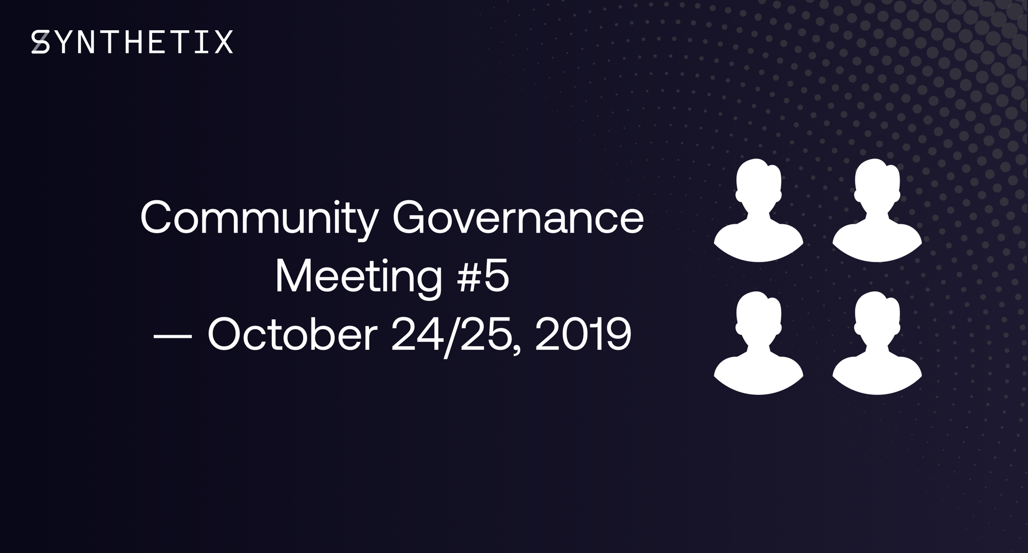 Join us for the next community governance call on October 24/25!