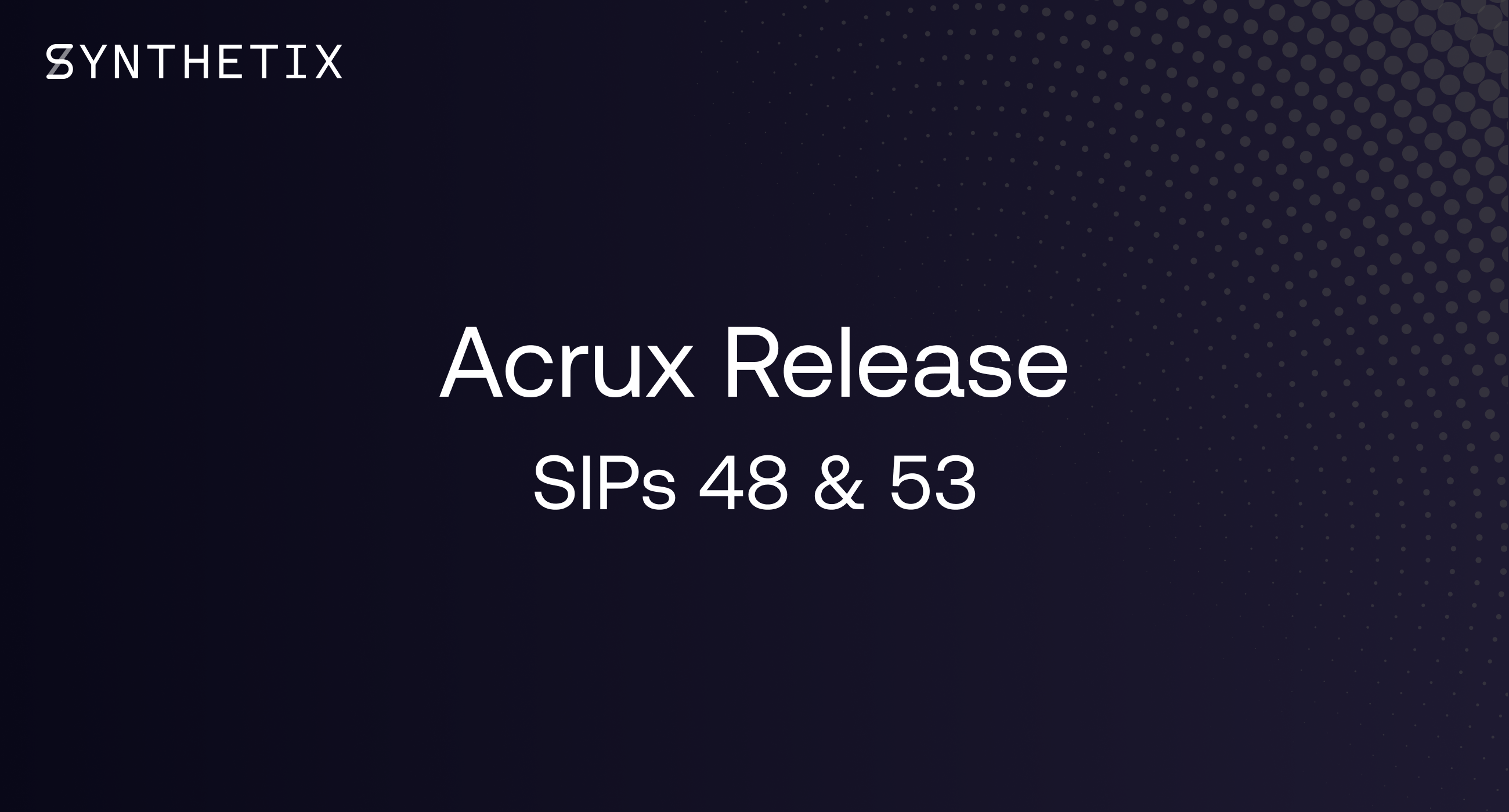 The Acrux release