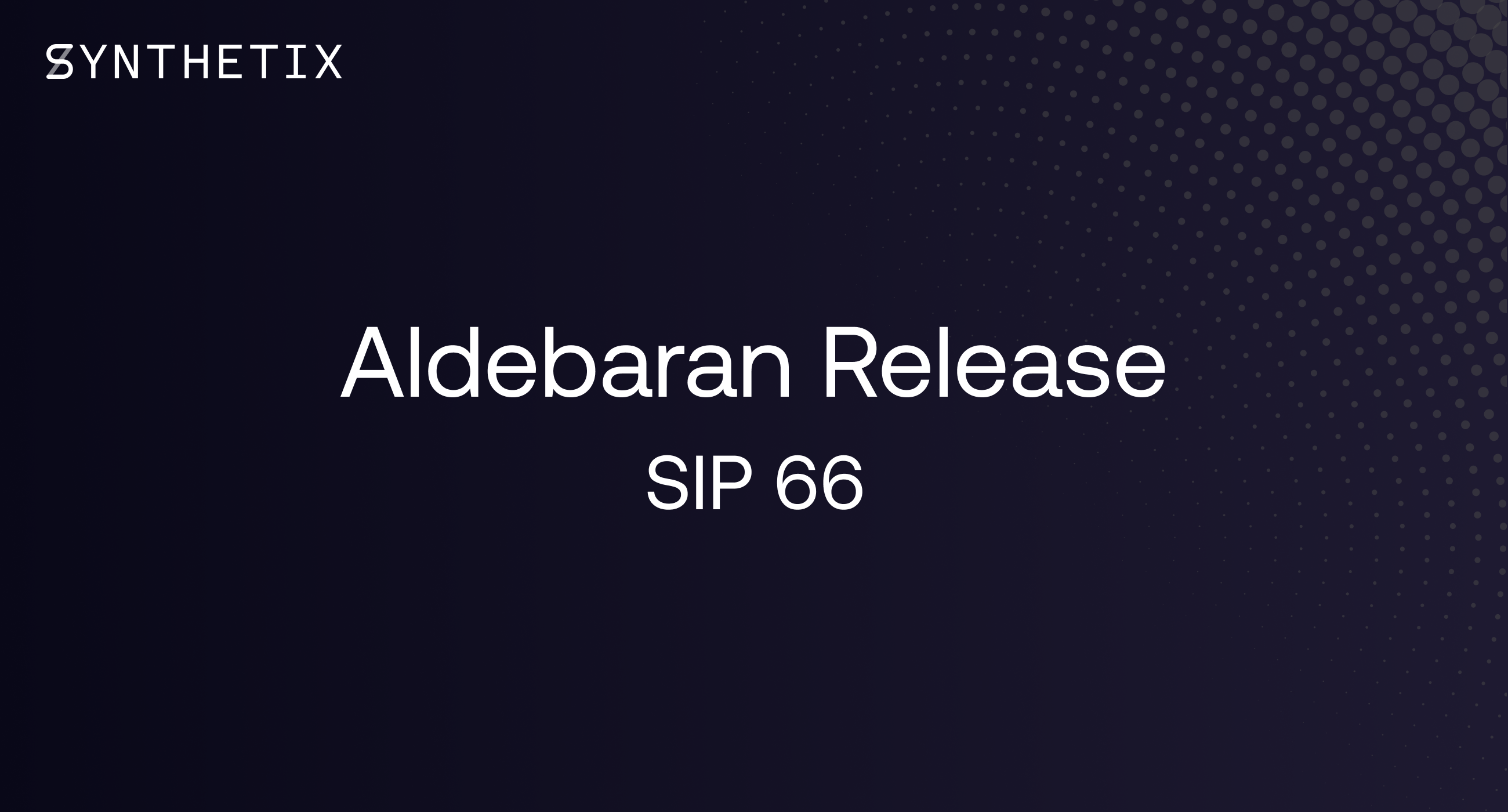 The Aldebaran release