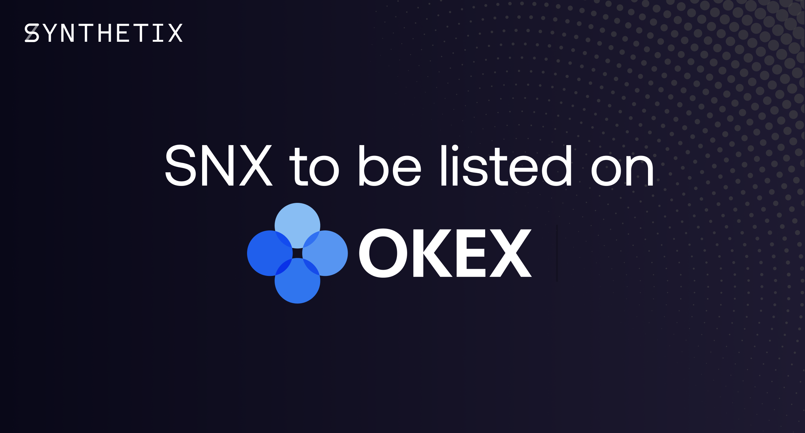 SNX to be listed on OKEx