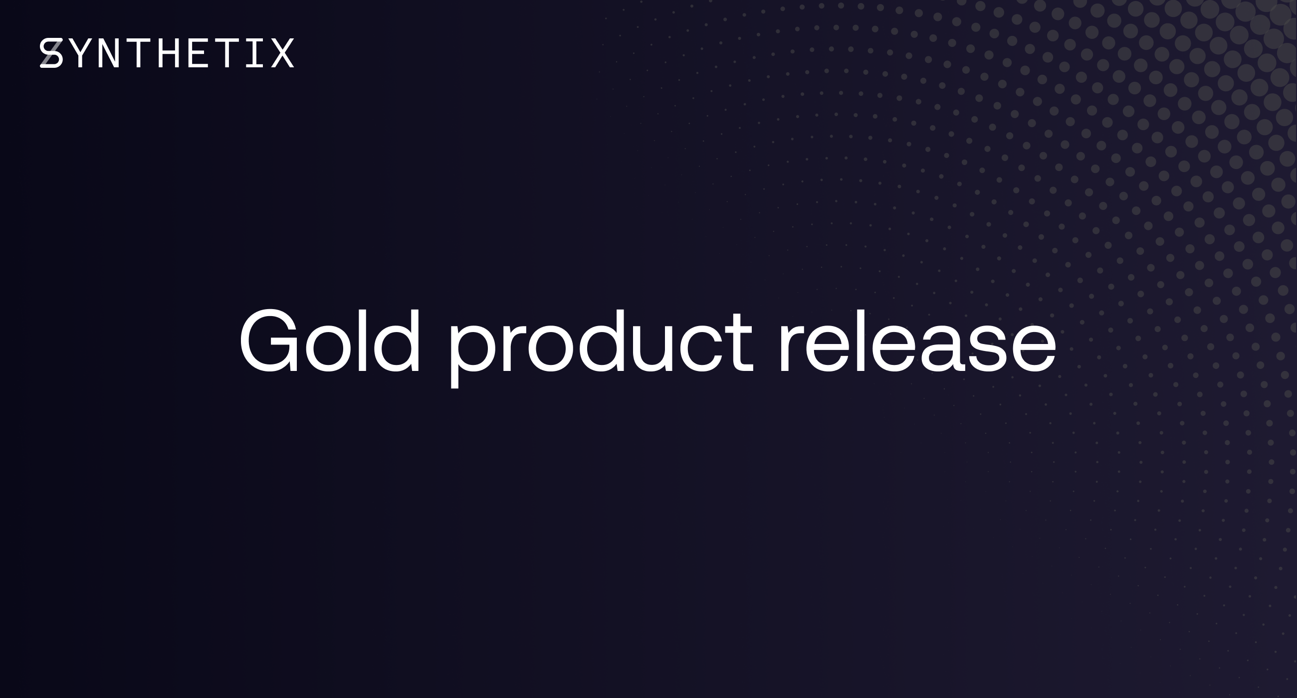 Gold product release