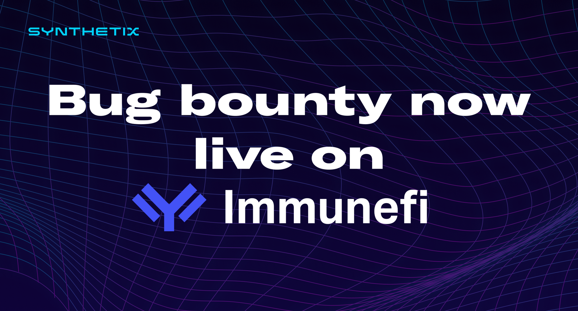 Synthetix bug bounty now live on Immunefi