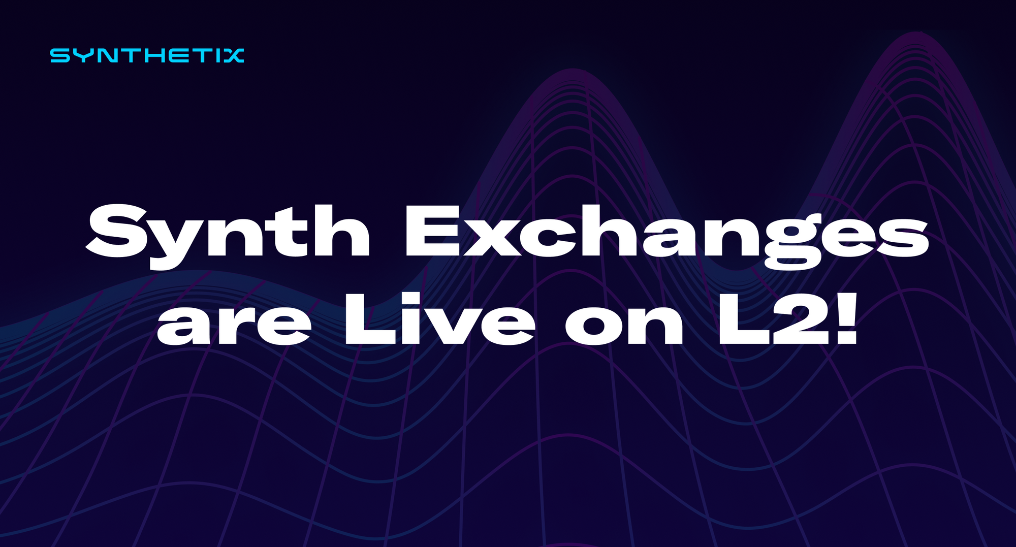 Synth Exchanges are Live on L2!