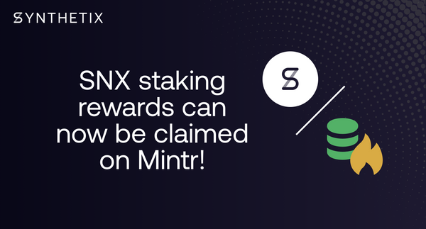 Staking rewards claimable on Mintr!