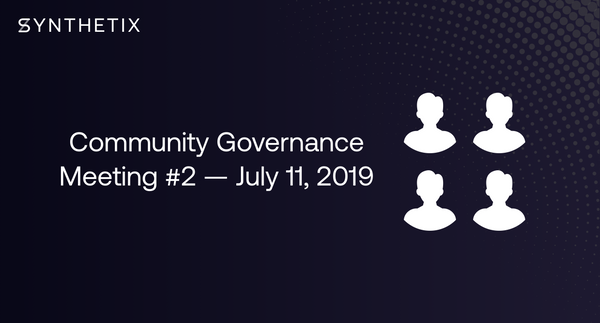 The next community governance call is scheduled for Thursday, July 11