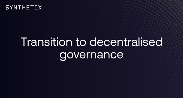 Transition to decentralised governance