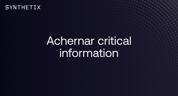 Achernar Critical Information