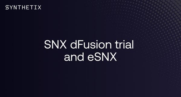 SNX dFusion trial and eSNX