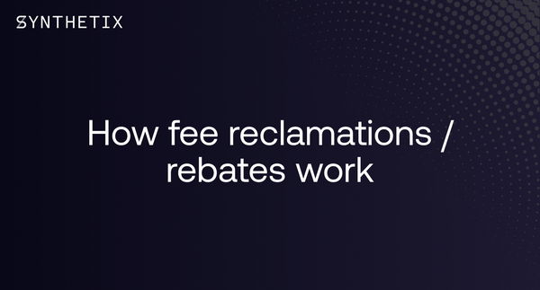 How fee reclamation / rebates work