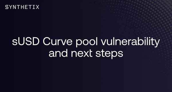 sUSD Curve pool vulnerability & next steps