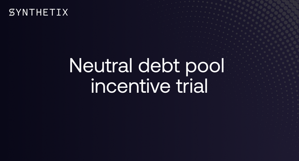 Neutral debt pool incentive trial