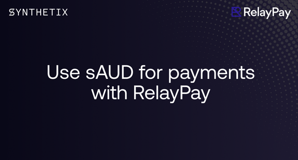 Use sAUD for payments with RelayPay