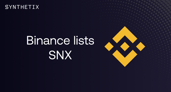 Binance lists SNX
