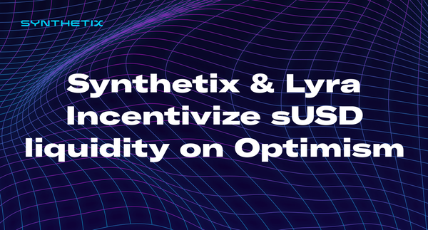 Synthetix & Lyra Incentivize sUSD liquidity on Optimism