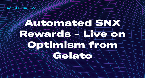 Automated SNX Rewards - Live on Optimism (from Gelato)