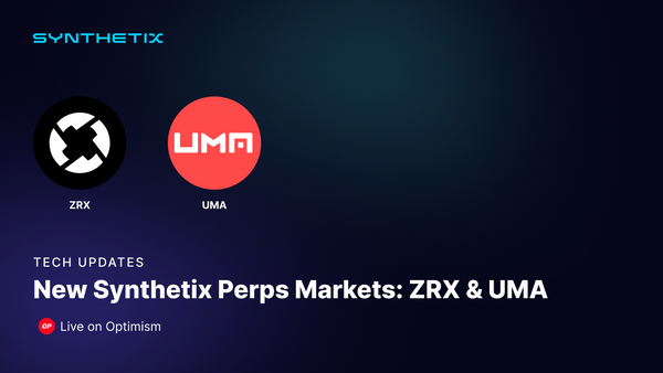 Synthetix Perps lists ZRX & UMA